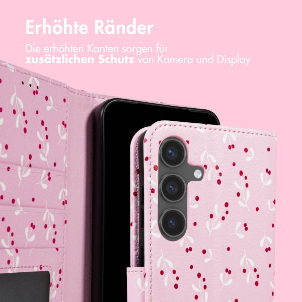 imoshion Design Klapphülle Samsung Galaxy S25 FE - Blush Berries