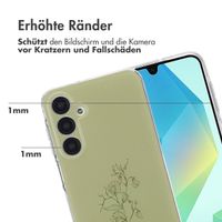 imoshion Design Hülle für das Samsung Galaxy A16 5G - Floral Green