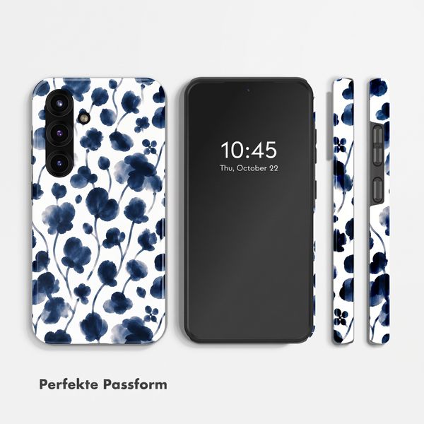 Selencia Vivid Back Cover Samsung Galaxy S25 - Midnight Blossom