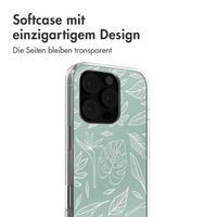 imoshion Design Hülle Apple iPhone 16 Pro - Leaves Line-Art