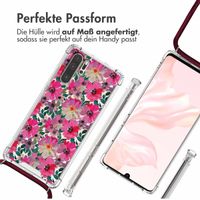 imoshion Design Hülle mit Band Huawei P30 Pro - Flower Water