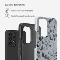 Selencia Vivid Tough Back Cover für das Samsung Galaxy A53 - Chic Terazzo