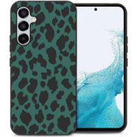 imoshion Design Hülle für das Samsung Galaxy A54 (5G) - Leopard - Grün / Schwarz