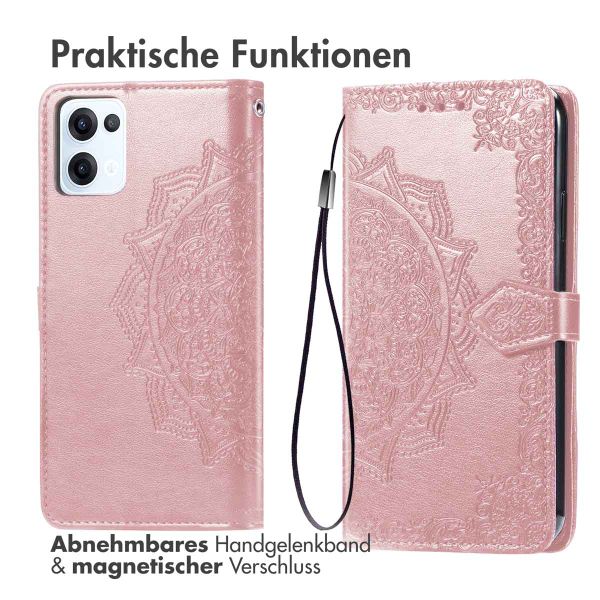 imoshion Mandala Klapphülle Oppo Reno 13 - Rosé gold