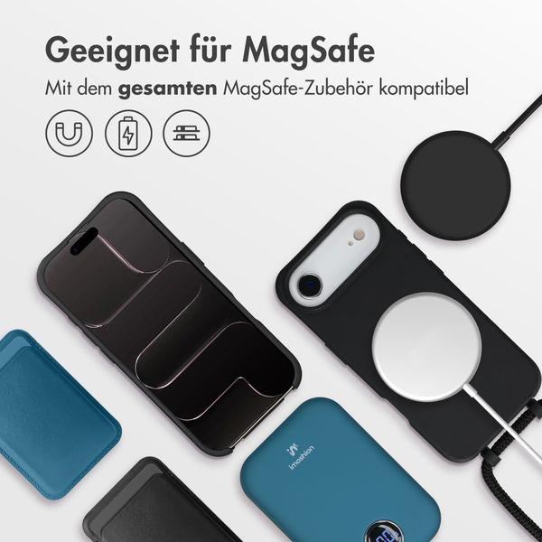 imoshion Color Backcover mit abnehmbarem Handykette und MagSafe Apple iPhone Air - Schwarz