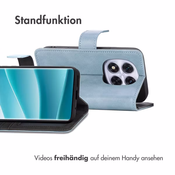 imoshion Luxuriöse Klapphülle Xiaomi Poco X7 - Dunkelblau