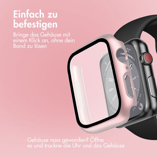 imoshion Full Cover Hard Case für Apple Watch Series 7 / 8 / 9 - 41 mm - Rosa