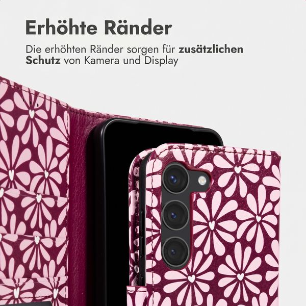 imoshion Design Klapphülle Samsung Galaxy S23 - Bloom Love Blush