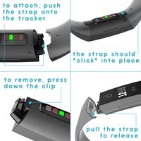 imoshion Silikonband für das  Fitbit Charge 3 / 4 - Grau