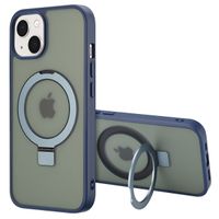 Accezz Ring Stand Backcover mit MagSafe für das iPhone 14 - Blue