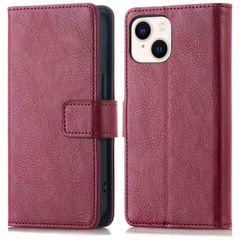 imoshion Luxuriöse Klapphülle Apple iPhone 14 / 13 - Bordeaux