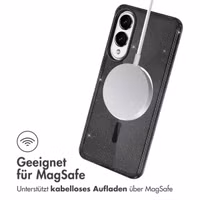 imoshion Sparkle Back Cover mit MagSafe Samsung Galaxy S25 Edge - Schwarz