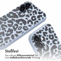 imoshion SilikonHülle design mit Band Apple iPhone 16 - Animal Lila