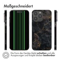 imoshion Design Hülle Apple iPhone 15 Pro Max - Black Marble Transparent