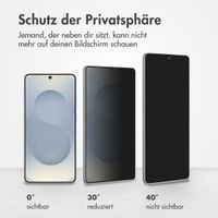 Accezz Privacy Displayschutz aus gehärtetem Glas Samsung Galaxy S25 Edge