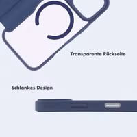 imoshion Transparente Bookcase mit MagSafe Apple iPhone 17 Pro Max - Blau
