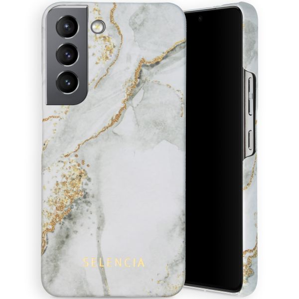 Selencia Maya Fashion Backcover für das Samsung Galaxy S22 - Marble Stone