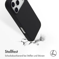 Accezz Liquid Silikoncase mit MagSafe Apple iPhone 17 Pro - Schwarz