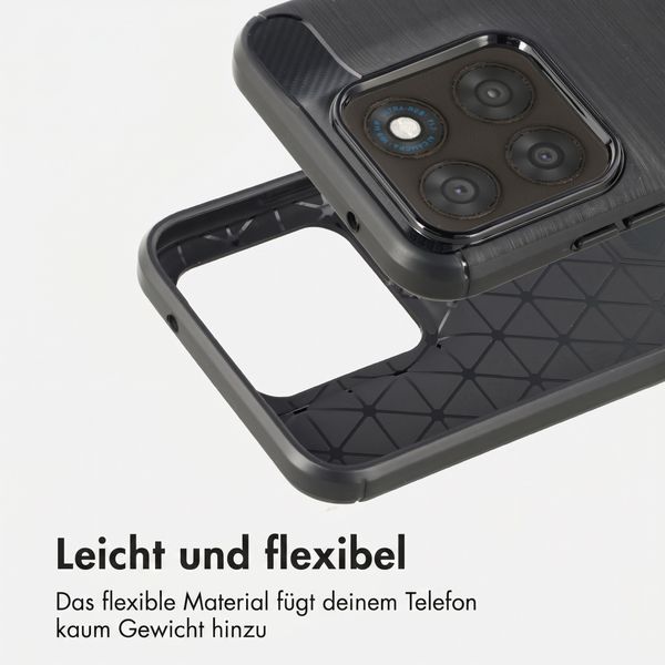 imoshion Brushed Back Cover Motorola Moto G77 - Schwarz