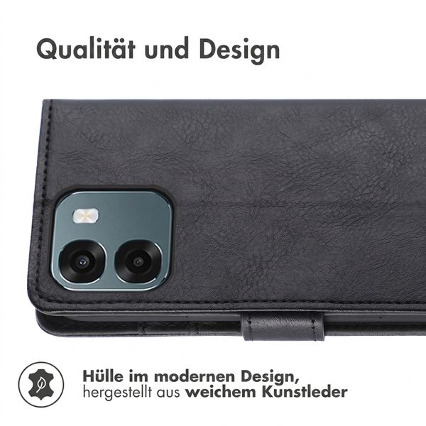 imoshion Luxuriöse Klapphülle Oppo A6 (5G) - Schwarz