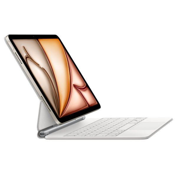 Apple Magic Keyboard Apple iPad Air 13 Zoll (2025) M3 / (2024) M2 / iPad Pro 12.9 (2018/2020/2021/2022) - QWERTZ / DE - Weiß