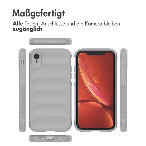 imoshion EasyGrip Back Cover für das iPhone Xr - Grau