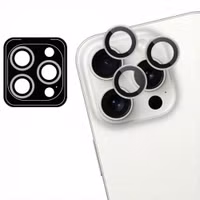 imoshion 2er-Pack Objektivschutz für Kamera für das Apple iPhone 15 Pro / 15 Pro Max - White Titanium