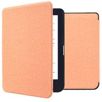 imoshion Canvas Sleepcover Klapphülle Kobo Clara HD - Peach
