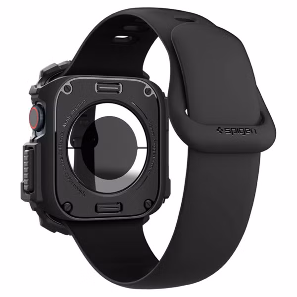Spigen Rugged Armor™ Hülle für die Apple Watch Series 10 / 11 - 46 mm - Matt Schwarz