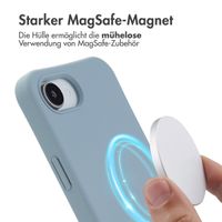 imoshion Color Backcover mit abnehmbarem Handykette und MagSafe Apple iPhone 16e - Ash Blue