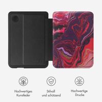 Selencia Vivid Klapphülle Kobo Clara Colour / Clara BW - Marble Purple