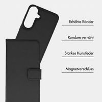 imoshion Herausnehmbare 2-in-1 Luxus-Bookcase Samsung Galaxy S26 FE - Schwarz