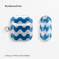 Selencia Vivid Case Apple AirPods 1 / 2 - Wave Vibes Classic Blue