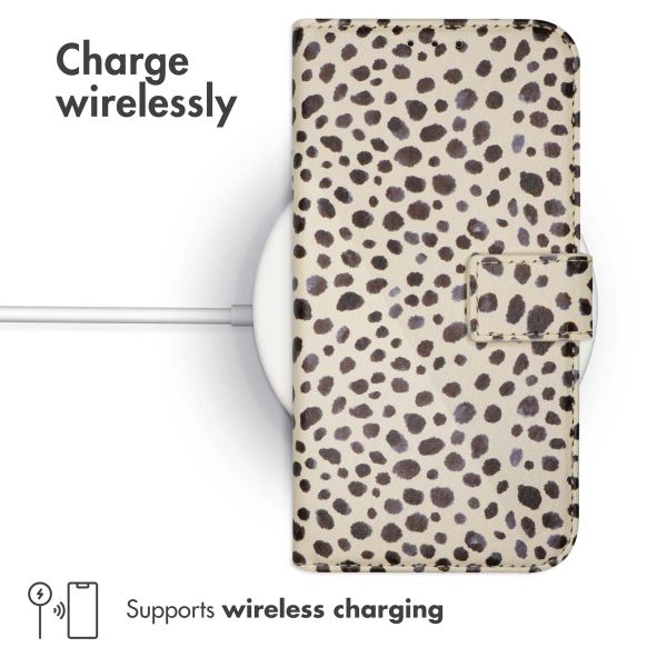 imoshion Design Klapphülle Samsung Galaxy A34 (5G) - Black And White Dots
