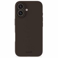 Holdit Silicone Case für das iPhone 16 Plus - Chocolate