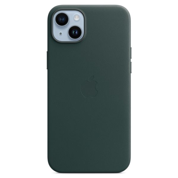 Apple Leder-Case MagSafe für das iPhone 14 Plus - Forest Green