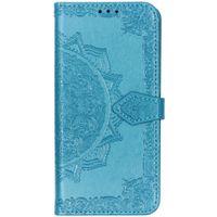 Mandala Klapphülle Blau für das Huawei P30 Lite