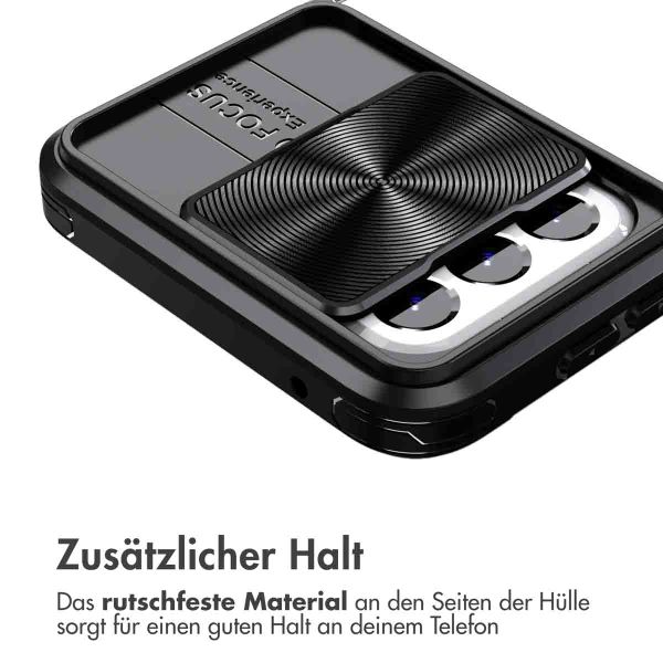 imoshion Back Cover mit Kameraschieber für das Samsung Galaxy A23 (5G) - Schwarz