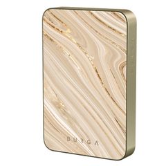 Burga Magnetische Powerbank 5.000 mAh - Geeignet für MagSafe und Qi2 - Full Glam / Gold