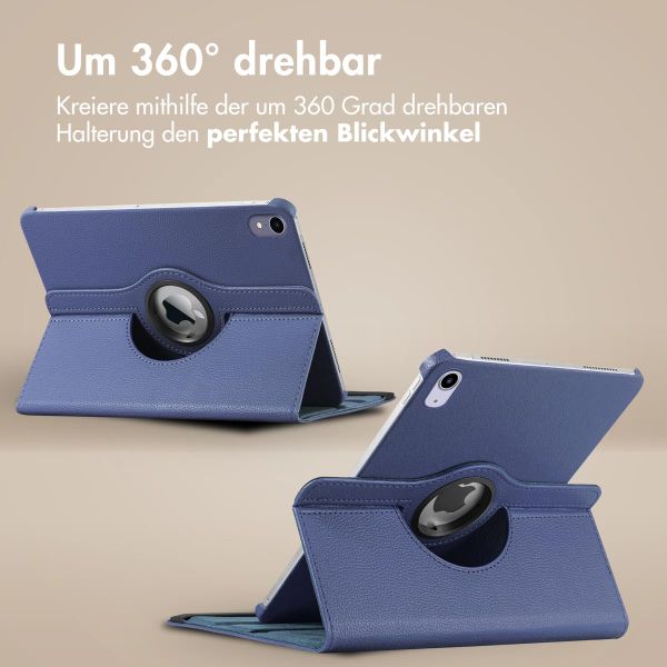 imoshion 360° drehbare Klapphülle iPad Mini 6 (2021) - Dunkelblau