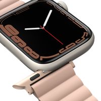 Uniq Revix doppelseitiges Armband für das  Apple Watch Series 1 t/m 9 / SE (38/40/41 mm) | Series 10 / 11 (42 mm) - Blush Pink / Beige