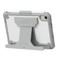 UAG Scout Healthcare backcover mit Ständer und Strap Apple iPad Mini 7 (2024) / iPad Mini 6 (2021) - Weiß / Grau