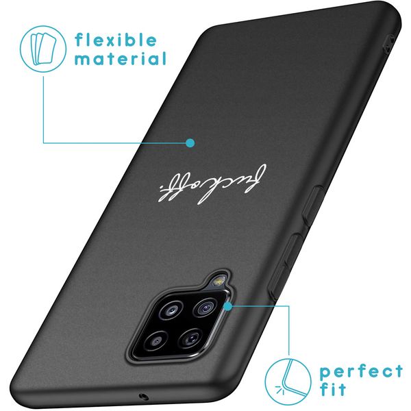 imoshion Design Hülle Samsung Galaxy A42 - Fuck Off - Schwarz