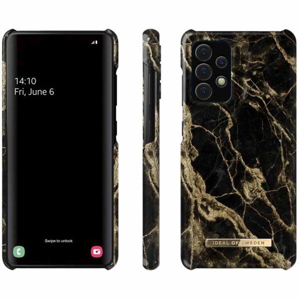 iDeal of Sweden Fashion Back Case für das Samsung Galaxy A52(s) (5G/4G) - Golden Smoke Marble