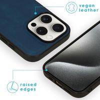 imoshion Entfernbare 2-1 Luxus Klapphülle für das Apple iPhone 16 Pro - Blau