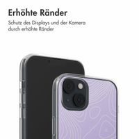 imoshion Design Hülle iPhone 14 - topo_lilac