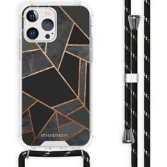 imoshion Design Hülle mit Band Apple iPhone 13 Pro - Black Graphic