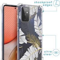 imoshion Design Hülle mit Band für das Samsung Galaxy A72 - Glamour Botanic