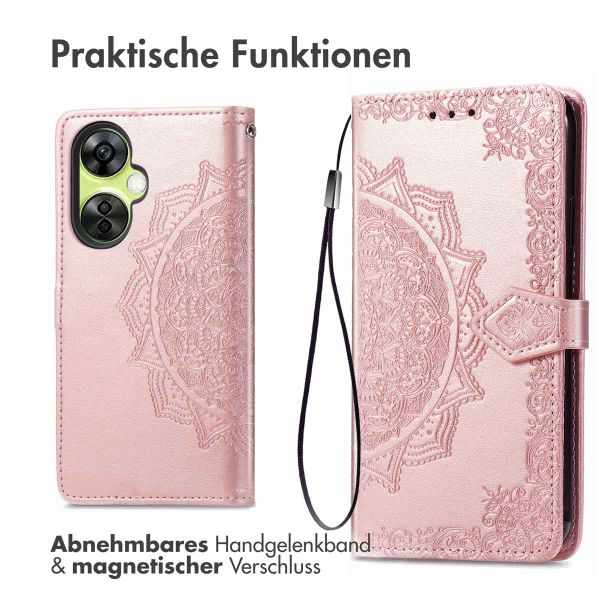 imoshion Mandala Klapphülle OnePlus Nord CE 3 / CE 3 Lite - Rosé gold