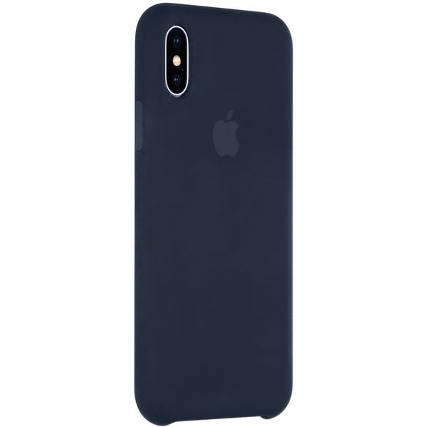 Apple Dunkelblaues Silikon-Case für iPhone X